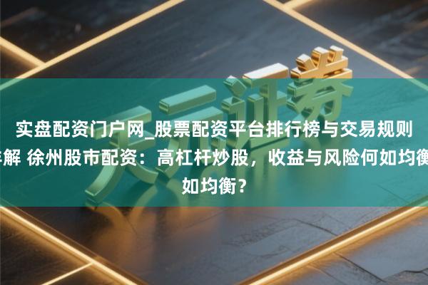 实盘配资门户网_股票配资平台排行榜与交易规则详解 徐州股市配资：高杠杆炒股，收益与风险何如均衡？